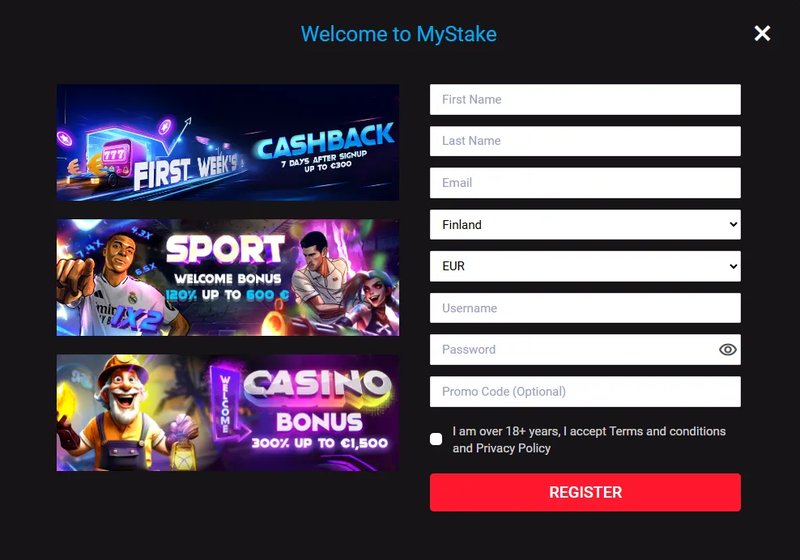 Welcome to Mystake Casino UK Online